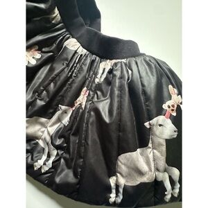 EUC Caroline Bosmans Black Puffer Skirt size 2